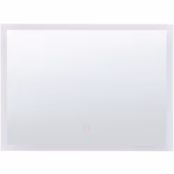 Miroir au style moderne avec éclairage LED intégré. Voulez-vous rehausser le style et éclairer votre salle de bains ? Ce miro ...
