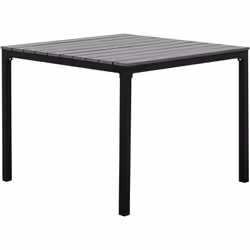 Table d'extérieur. Moderne et élégante, cette table à manger de jardin s'intégrera parfaitement dans n'importe quel décor ext ...