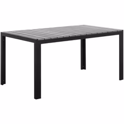 Table d'extérieur. Construite à partir de matériaux résistants aux intempéries, résistants à l'usure et faciles à nettoyer, c ...
