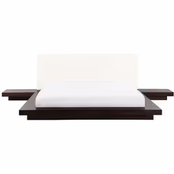 Beliani - Lit japonais 160 x 200 cm marron foncé ZEN