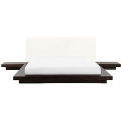 Beliani - Lit japonais 160 x 200 cm marron foncé ZEN