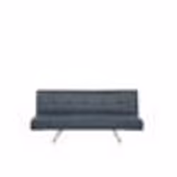 Canapé convertible 3 places en tissu bleu foncé BRISTOL II