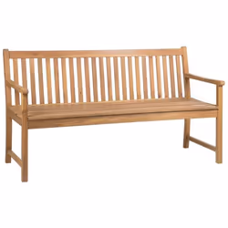 Beliani - Banc de jardin en bois acacia 160 cm VIVARA