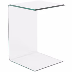 Table d'appoint en verre au style contemporain. Cette table d'appoint avant-gardiste attire vraiment les regards. Grâce à son ...