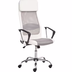 Siège de bureau ergonomique avec dossier en tissu. Rester assis longtemps devant votre bureau peut être fatiguant, il est don ...