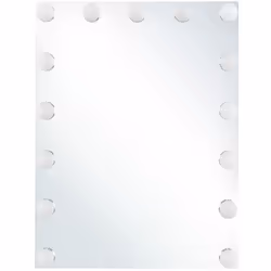 Miroir mural classique avec éclairage LED. Mettez-vous dans la peau d'une star de cinéma avec ce miroir à LED élégant. La lum ...