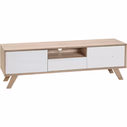 Meuble TV de style moderne en MDF haut de gamme. Ce joli meuble TV de style moderne s'intégrera parfaitement à un salon conte ...