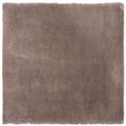 Tapis à poil long ultra doux 200 x 200 cm marron clair. L'ajout d'un tapis merveilleusement doux et moelleux confère à tout i ...