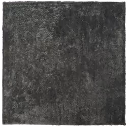 Tapis 200 x 200 cm à poil long en tissu coton gris foncé. L'ajout d'un tapis merveilleusement doux et moelleux confère à tout ...