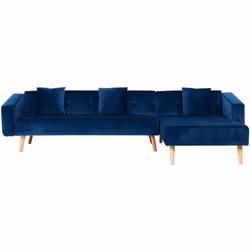Canapé offrant du style et un maximum de confort. Apportez plus de confort dans votre intérieur grâce à ce canapé d’angle pra ...