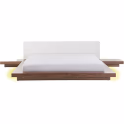 Lit futon avec LED. Ce somptueux lit double au style futon japonais est une parfaite combinaison d'ergonomie bien pensée, de  ...