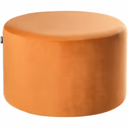 Repose-pieds. Ce pouf rond est un ajout parfait à tout espace de vie dans un intérieur moderne, glam ou traditionnel. Rembour ...