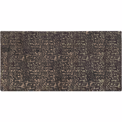 Tapis de salon glamour en soie artificielle grise avec motif taches dorées. Ce tapis original est un accessoire déco unique.  ...
