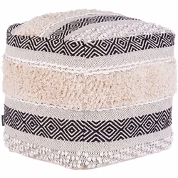 Coussin de sol. Ce pouf carré fait un siège supplémentaire idéal dans le salon, un repose-pieds confortable ou une pièce déco ...