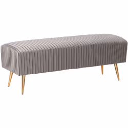 Banquette. Ce banc fonctionnel et chic apporte une touche glamour à tout intérieur. Cette pièce séduit non seulement par sa s ...