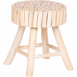 Petit tabouret multifonction en bois au style rustique. Si vous aimez les meubles bruts inspirés de la nature, ce petit tabou ...