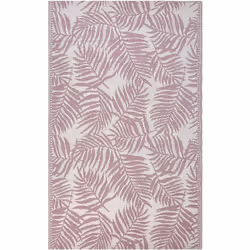 Tapis d'extérieur au style tropical. Parfait pour améliorer le look de votre espace extérieur, ce tapis résistant peut être u ...