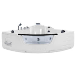 Baignoire dangle blanche 144 cm avec LED MARTINICA