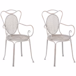 Sièges d'extérieur. Ce lot de 2 chaises de terrasse charmantes a été fabriqué à partir de matériaux de haute qualité, solides ...