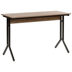 Bureau effet bois foncé 120 x 48 cm CREEK