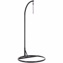 Beliani - Support en acier noir pour fauteuil suspendu