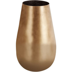 Vase à Fleurs Décoratif en Aluminium Doré Martelé Accessoire Idéal pour Salon ou Chambre au Design Glamour Chic et Ethnique Beliani