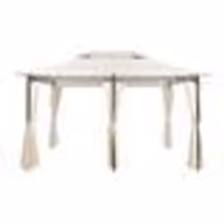 Beliani - Tonnelle de jardin beige 300 x 400 cm COLOS
