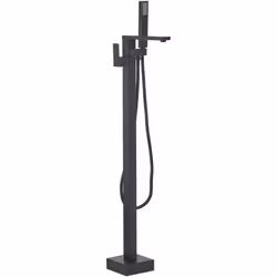 Robinet autoportant. Un robinet sur pied est une combinaison parfaite de fonctionnalité et de style. Son design carré et mode ...