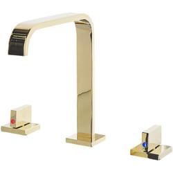 Beliani - Robinet Mitigeur en Laiton Zinc et Acier Inox Doré 25 cm Haute Qualité Kagera