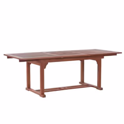 Beliani - Table de jardin extensible en bois foncé 160/220 x 90 cm TOSCANA