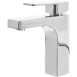 Robinet Mitigeur en Laiton et Acier Inox Argenté Brillant pour Lavabo Pratique et Décoratif pour Salle de Bain Moderne et Minimaliste Beliani