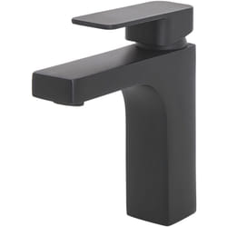 Beliani - Robinet Mitigeur en Laiton et Acier Inox Noir Mat pour Lavabo Pratique et Décoratif pour Salle de Bain Moderne et Minimaliste