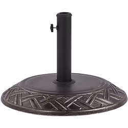 Socle pour parasol de jardin en béton . Une base de parasol à la fois fonctionnelle et décorative qui s'intègre aux jardins e ...