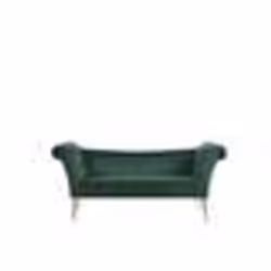 Beliani - Chaise longue en velours vert foncé NANTILLY