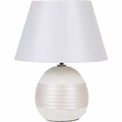 Lampe de table en céramique blanc cassé. Cette lampe de table en porcelaine joliment vieillie est à la fois très fonctionnell ...