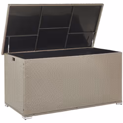 Rangement extérieur en polyrotin. Cette boîte est conçue pour résoudre les problèmes d'espace de rangement. Elle est suffisam ...