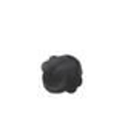 Coussin noeud noir en forme de balle 20 x 20 cm MALNI