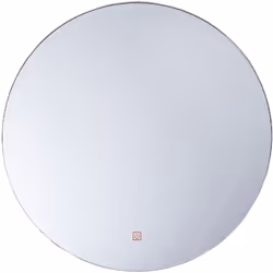 Miroir de salle de bain rond avec éclairage LED intégré. Un miroir est essentiel dans chaque salle de bains, en particulier s ...