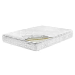 Beliani - Matelas double à ressorts ensachés équilibré avec housse amovible 180 x 200 cm LUXUS