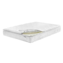 Beliani - Matelas double à ressorts ensachés équilibré avec housse amovible 160 x 200 cm LUXUS