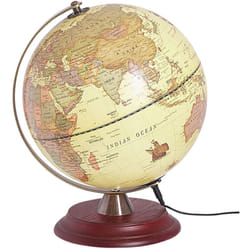 Globe Terrestre led Illumine Bureau ou Bibliothèque pour Intérieur Moderne ou Traditionnel Beliani