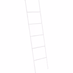 Échelle porte-serviettes 5 barres en métal blanc à poser contre le mur . Cette échelle porte-serviettes est très pratique et  ...