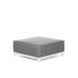 Pouf ottoman de jardin en tissu gris ROVIGO - BELIANI - Industriel - Loft - Pour intérieur et extérieur