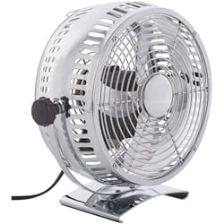 Beliani - Ventilateur de table Argenté 20W 1 vitesse D21cm Gris