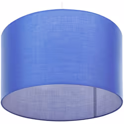 Lampe suspension avec abat-jour en forme de cylindre bleu. Un choix classique et universel - avec cette lampe de suspension, ...