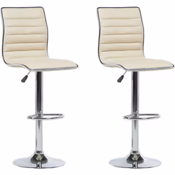Set de deux chaises de bar. Cet ensemble de tabourets de bar est confortable et moderne, et s'intègre à tout intérieur contem ...