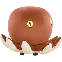 Pouf pour Enfant en Forme de Pieuvre en Velours et Tissu Marron et Beige Beliani