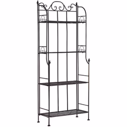 Étagère d'extérieur. Cette étagère de jardin est un véritable bijou déco pout tout espace extérieur. Ses 4 niveaux offrent su ...