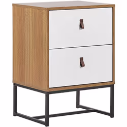 Table de nuit moderne avec 2 tiroirs pratiques . Si vous recherchez des meubles de rangement traditionnels avec une touche mo ...