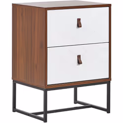 Table de nuit moderne avec 2 tiroirs pratiques . Si vous recherchez des meubles de rangement traditionnels avec une touche mo ...